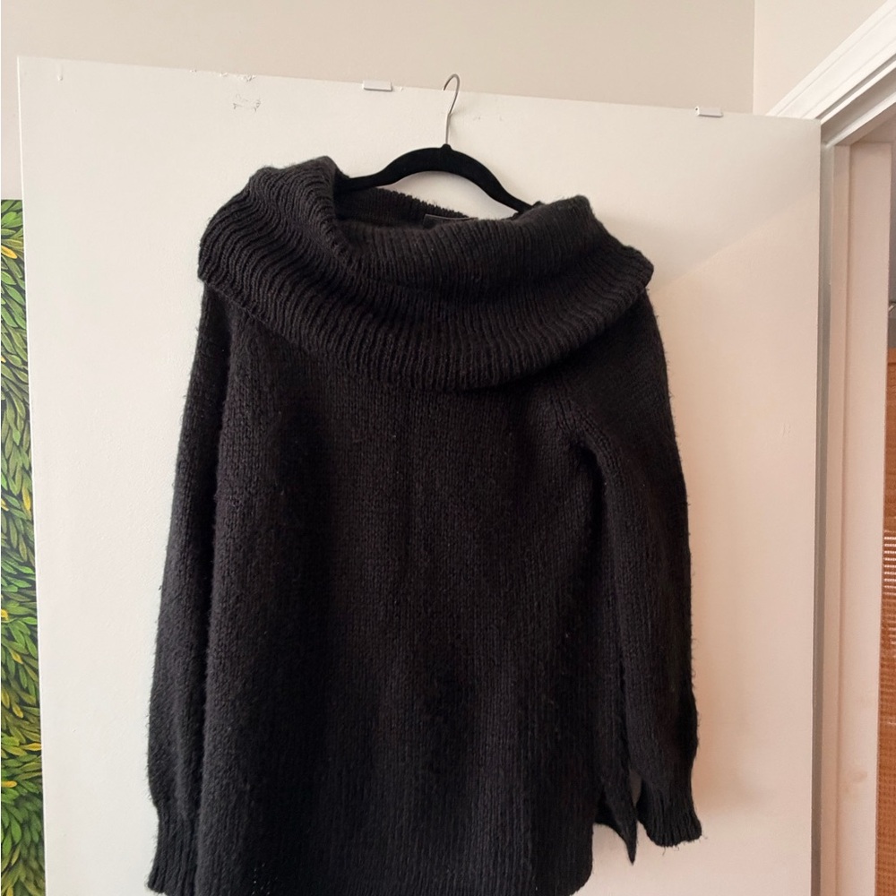 Wooden Ships Charcoal Knit Sweater
